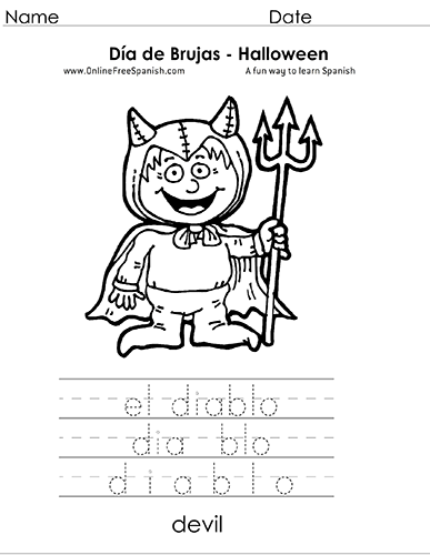 Onlinefreespanish Com Halloween Dia De Brujas Paginas Para Colorear Coloring Pages